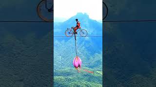 Brave Moments Fun and Daring Rope Walking Adventures to Explore Go Viralquotfun viralvideo explore [upl. by Aratihc]