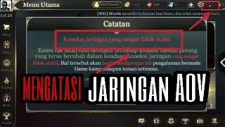 Cara menstabilkan jaringan arena of valor  AOV [upl. by Laurence28]