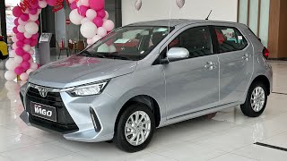 2024 Toyota WIGO 10L Small SUV  Silver Color [upl. by Hares]