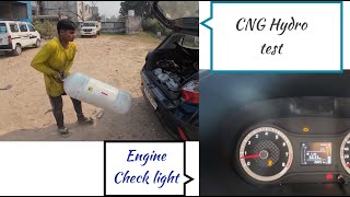 CNG hydrotest engine check light issue carlover [upl. by Christabelle]