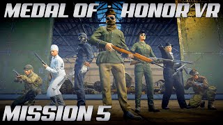 Medal of Honor VR Above and Beyond  Mission 5 Gameplay  OculusMeta Quest 2 streamed from PC [upl. by Lakym192]