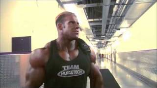 Jay Cutler runs into Ronnie Coleman at 2008 Mr Olympia [upl. by Queena873]