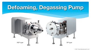 Defoaming Degassing Pump [upl. by Ellertnom]