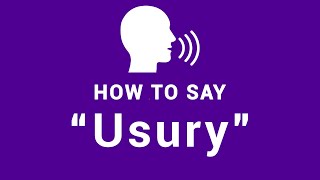 How To Pronounce Usury  Say It Correctly In English [upl. by Ailegnave814]