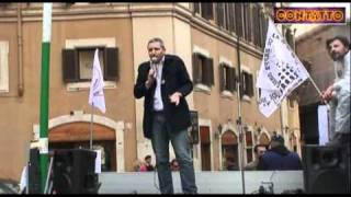 Roma quotParlamento pulitoquot intervento di Daniele Martinelli [upl. by Ramuk]