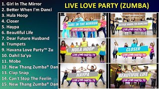 Live Love Party zumba  Popular Love Songs [upl. by Nueoht750]