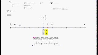 Abscisse dun pointgraduations fractions [upl. by Chloette]