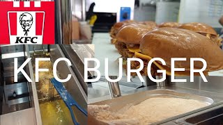 working video KFC BURGER today Making [upl. by Limhaj]