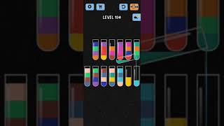 Water Color Sort Level 194 Walkthrough Solution iOSAndroid [upl. by Phionna788]