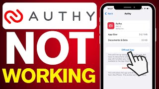 How To Fix Authy App Not Working 2024 [upl. by Ilegna]