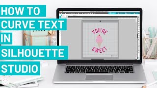 How to Curve Text in Silhouette Studio [upl. by Louisette]