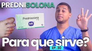 PREDNISOLONA PARA QUE SIRVE  3 COSAS [upl. by Amalita731]