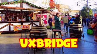 A Walk Through Uxbridge Town Centre  December 2023 [upl. by Codd]