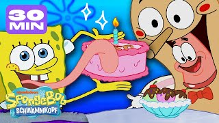 SpongeBob  Alle Süßigkeiten und Leckerein  30 MinutenCompilation  Spongebob Schwammkopf [upl. by Aymik]