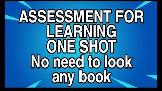 Assessment for learning  Dimensions of learning Assessment of Cognitive LearningOne Shot pt1 [upl. by Alenairam713]