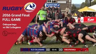 Old Collegians vs Onkaparinga  South Australian Rugby Union 2016 Grand Final [upl. by Leticia292]