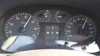 Renault Clio 14 8V acceleration and top speed [upl. by Atrice]