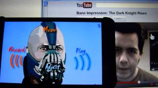 Response to Bane Impression The Dark Knight Rises using BTVC voice changer app for Android [upl. by Ailee]