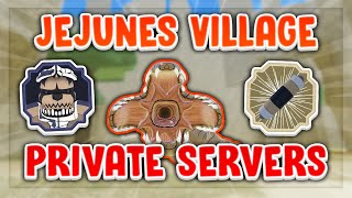 CODES Jejunes Village Private Server Codes  Jejunes Village Private Servers  Shindo Life Roblox [upl. by Audrit]