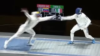 Highlights of Semi Final Ruben Limardo Gascon v Gabriele Cimini  Westend Fencing GP Budapest 2022 [upl. by Aliet]