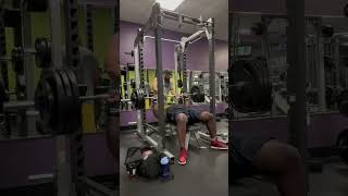 Bench press 365 x 1raw motivation powerliftingmotivation chest discipline strongman raw [upl. by Enyal]