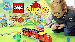 Tutti in stazione con il treno Lego Duplo  Le storie inventate dei bambini [upl. by Gloriana]