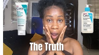 Shocking Truth about CeraVe Cleanser for your ACNE  CeraVe Acne Foaming Vs Cerave SA Cleanser [upl. by Eidda]