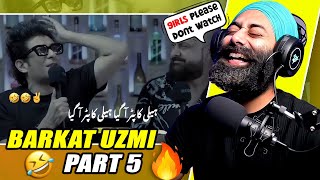 Barkat Uzmi Best Comedy Video 😂Part5  INDIAN REACTION [upl. by Ocihc]