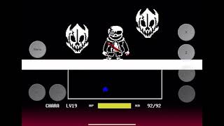 Undertale last breath sans phase 3 is insane on mobile [upl. by Llatsyrc]