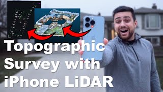 Topographic Surveying with iPhone 13 Pro LiDAR [upl. by Marder]