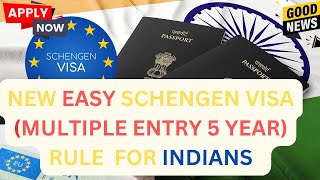 5 Years Schengen Visa with Multiple Entry is Easy now for Indians [upl. by Hoopes]