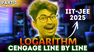 logarithm for jee mains and advanced  cengage line by line [upl. by Nnylannej]