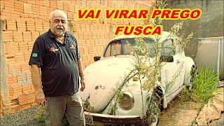 VAI VIRAR PREGO  FUSCA COM MOTOR ESTACIONARIO [upl. by Zetrok]