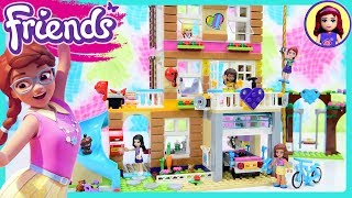 Lego Friends Friendship House Part 2 Clubhouse Build Review Silly Play [upl. by Ennahtebazile]