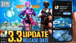 BGMI 33 UPDATE  Release Date Free UC ID Scam Top Features amp More  NATURAL YT [upl. by Salvidor]