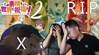 KonoSuba Season 2 Episode 6 REACTION amp Review Couples Live Reaction KAZUMA DIED AGAIN OMG [upl. by Baggott]