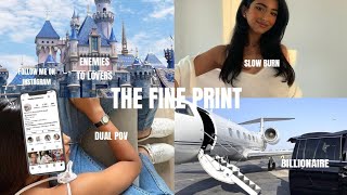 the fine print by Lauren asher 🤍 bookstagram videos  viral book video compilation [upl. by Refinnaj]