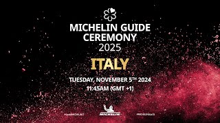 MICHELIN Guide Ceremony Italy 2025 [upl. by Ahsinert]