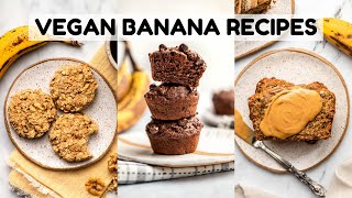 MUST TRY Overripe Banana Recipes Vegan [upl. by Laufer]