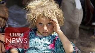 Who are the Yazidis In 60 seconds  BBC News [upl. by Aicemat]