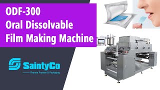 ODF300 Oral Dissolvable Film Making MachineSaintyCo [upl. by Eniak171]