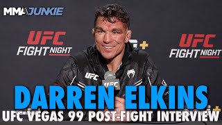 Darren Elkins Ever A Student of The Game Still Improving After 40 MMA Fights  UFC Vegas 99 [upl. by Eemaj]