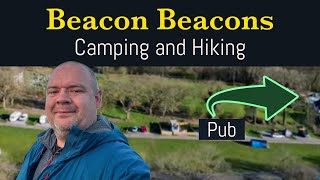 Camping at a Pub in the Brecon Beacons touring park Wales [upl. by Akirre918]