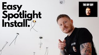 How to Install Spotlights  Change Pendant to Downlights [upl. by Agon]