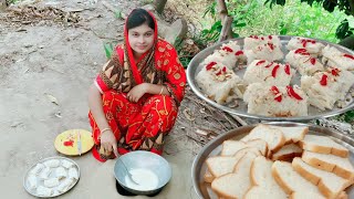 পাউরুটি দিয়ে বানাও মালাই রোল একদম খেতে লাগবে লর্ড চমচমের মতো│Bread Malai Roll│Easy Dessert Recipe [upl. by Clywd]