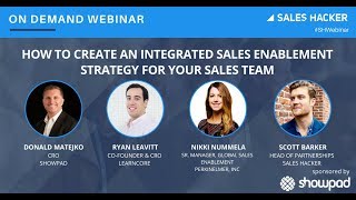 How to Create an Integrated Sales Enablement Strategy for Your Sales Team [upl. by Kaile837]