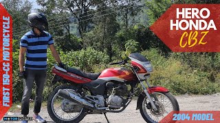 Hero Honda CBZ Review and History  Old CBZ Acceleration  Exhaust Note [upl. by Anidan]