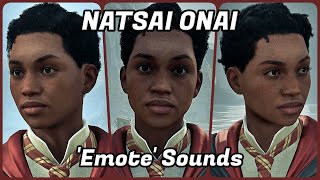 Hogwarts Legacy  Natsai Onai Emote Sounds [upl. by Jacques400]