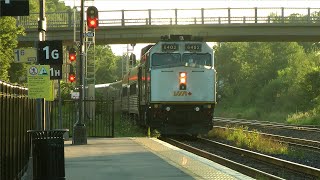 VIA Train 41 Westbound Brockville VIA Station Stop August 8 2024 [upl. by Yahsal]