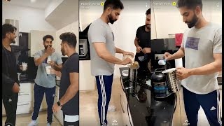 Parmish Verma Making Protein Shake With Desi Crew [upl. by Carlos417]